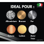 Lux Metal - Disque de Polissage Excellente sur tous les Métaux (Medium Hard 200 mm) - Idéal pour Aluminium, Acier Inoxydable, La Lux Metal - Disque de Polissage Excellente sur tous les Métaux (Medium Hard 200 mm) - Idéal pour Aluminium, Acier Inoxydable, La