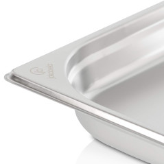 jokobela Récipient Gastronorm 1/2 40 mm en Acier Inoxydable Premium (capacité 2,3 L) Dimensions: 325 x 265 × 40 mm - pour Chauff