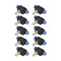 10 pcs Tuyau Papillon Push-in Régulateur de Vitesse Valve de Contrôle Pneumatique de Débit d'Air Connecteur de Vanne Raccord rap 10 pcs Tuyau Papillon Push-in Régulateur de Vitesse Valve de Contrôle Pneumatique de Débit d'Air Connecteur de Vanne Raccord rap