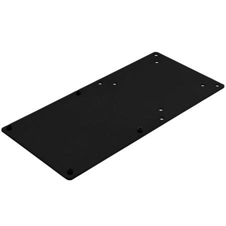 SilverStone SST-MVA01 - Support d'extension pour appareils supportés par VESA (NUC), support standard pour montage VESA, noir