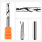 SpeTool Fraise Defonceuse 6mm Fraise Aluminium 1 dent Coupeuse en Spirale Fraise Hélicoïdale Fraise CNC 22mm Longueur de Coupe C SpeTool Fraise Defonceuse 6mm Fraise Aluminium 1 dent Coupeuse en Spirale Fraise Hélicoïdale Fraise CNC 22mm Longueur de Coupe C