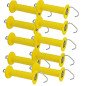 VOSS.farming 10x Poignée de Portillon Grande Clôture Électrique Jaune avec Crochet VOSS.farming 10x Poignée de Portillon Grande Clôture Électrique Jaune avec Crochet