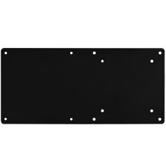 SilverStone SST-MVA01 - Support d'extension pour appareils supportés par VESA (NUC), support standard pour montage VESA, noir