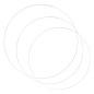 Gsrhzd Lot de 3 disques ronds en acrylique transparent de 4 mm d'épaisseur, pour cadres photo, remplacement du verre, peinture, Gsrhzd Lot de 3 disques ronds en acrylique transparent de 4 mm d'épaisseur, pour cadres photo, remplacement du verre, peinture,