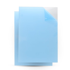 DOJA Barcelona | Plaque de Verre Transparent 3mm | Pack 2 | Plaque de Verre Acrylique | 300x200mm | Plaque Transparent | pour Pl