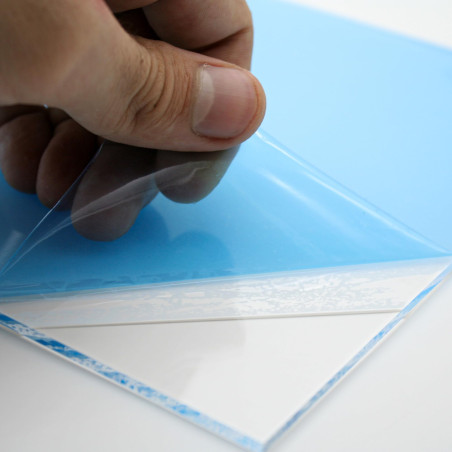 DOJA Barcelona | Plaque de Verre Transparent 3mm | Pack 2 | Plaque de Verre Acrylique | 300x200mm | Plaque Transparent | pour Pl
