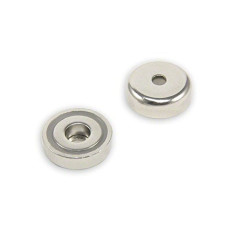 N42 Aigneur de Pot Niodymium Pour Les Arts, L'Artisanat, la Fabrication de Modèles - 25mm dia x 8mm D'Épaisseur x 5,5mm C/Alésag