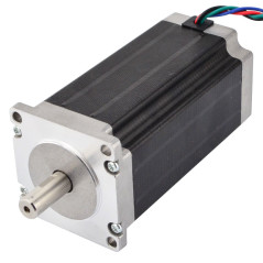 STEPPERONLINE Moteur pas à pas Nema 23 3 Nm 4,2 A 4 fils 10 mm pour fraisage CNC, tour plasma