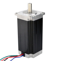 STEPPERONLINE Moteur pas à pas Nema 23 3 Nm 4,2 A 4 fils 10 mm pour fraisage CNC, tour plasma