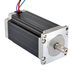 STEPPERONLINE Moteur pas à pas Nema 23 3 Nm 4,2 A 4 fils 10 mm pour fraisage CNC, tour plasma