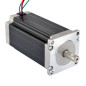 STEPPERONLINE Moteur pas à pas Nema 23 3 Nm 4,2 A 4 fils 10 mm pour fraisage CNC, tour plasma STEPPERONLINE Moteur pas à pas Nema 23 3 Nm 4,2 A 4 fils 10 mm pour fraisage CNC, tour plasma