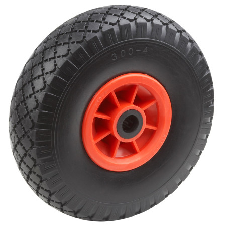Meister 810810 Roue increvable 260 mm, pour diables, jante en PVC