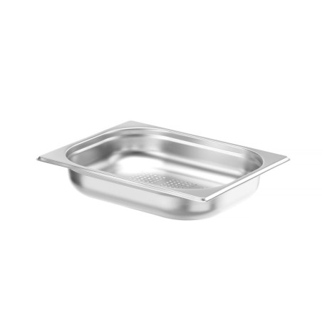 HENDI Bac Gastronorm GN 1/2 perforé, Kitchen Line, résistance thermique -40 °C à 250 °C, compatible four et bain-marie, 4L, 325x