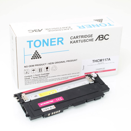 ABC Compatible Cartouche Toner pour HP 117A W2073A Magenta pour HP Color Laser 150 150a 150nw MFP 178 178nw 178nwg 179 179fnw 17