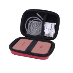 Aenllosi Étui Rigide Housse pour Canon Zoemini 2/Zoemini/S2/S - Imprimante Photo Portable Von(Rouge)