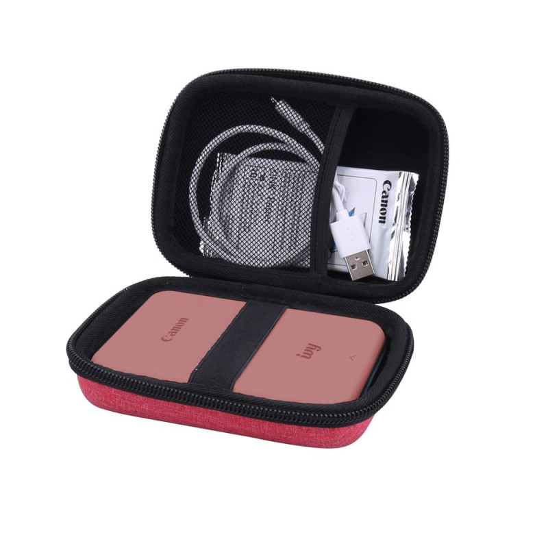 Aenllosi Étui Rigide Housse pour Canon Zoemini 2/Zoemini/S2/S - Imprimante Photo Portable Von(Rouge)