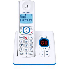 ALCATEL F530 Voice - Téléphone Fixe Sans Fil DECT Avec Répondeur - Grand Écran Rétroéclairé - Mains Libres - Fonction Blocage De