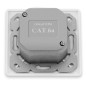 deleyCON 4x CAT 6a Universel Prise Réseau - 2x Port RJ45 - Blindé - Surface ou Affleurant - 10 Gigabit Ethernet Réseau - EIA/TIA deleyCON 4x CAT 6a Universel Prise Réseau - 2x Port RJ45 - Blindé - Surface ou Affleurant - 10 Gigabit Ethernet Réseau - EIA/TIA
