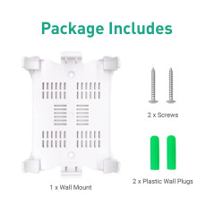 GL.iNet WiFi Router Holder Wall Mount with Screws, Compatible with GL-A1300 (Slate Plus), GL-SFT1200 (Opal), GL-MT1300 (Beryl) R
