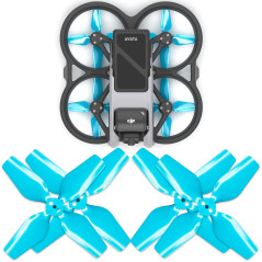 Master Airscrew Hélices Upgrade à 4-pales pour DJI Avata - Bleu, 4 pièces
