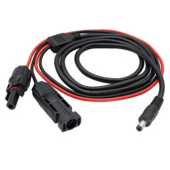 zdyCGTime Mâle et Femelle Solaire à DC5521mm Mâle Ligne d'extension,Adaptateur de d'extension pour Solaire et Voiture Cordon de