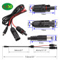 zdyCGTime Mâle et Femelle Solaire à DC5521mm Mâle Ligne d'extension,Adaptateur de d'extension pour Solaire et Voiture Cordon de zdyCGTime Mâle et Femelle Solaire à DC5521mm Mâle Ligne d'extension,Adaptateur de d'extension pour Solaire et Voiture Cordon de
