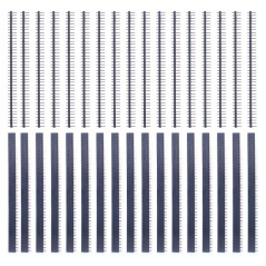 ANGEEK 40 pièces 2.54mm 40 Pin Header mâle et Femelle PCB stiftstisten Carte de Circuit imprimé à Trous pour Arduino Raspberry P