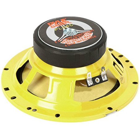 SYSTÈME 2 RUES PYLE PLG6C 6,5" HAUT-PARLEUR DIFFUSANTS DE 400 WATT RMS ET 800 WATT MAX KIT 16,50 CM 165 MM AVEC DU WOOFER, TWEET