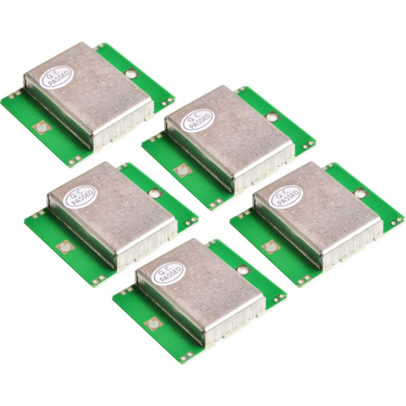 TECNOIOT 5pcs HB100 Microwave Motion Sensor 10.525GHz Doppler Radar Detector TECNOIOT 5pcs HB100 Microwave Motion Sensor 10.525GHz Doppler Radar Detector