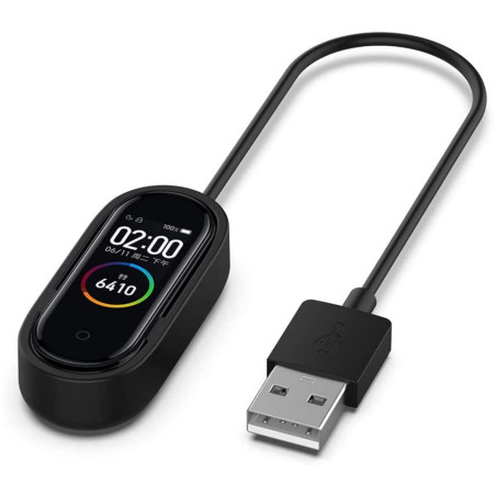 PHONILLICO Chargeur Compatible avec Xiaomi Mi Band 4 - Cable USB Dock Station Chargement Adaptateur Montre