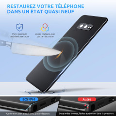 Eonpam Vitre Arrière pour Samsung Galaxy S10e G970 Origine Couvercle Batterie Remplacement avec Lentille de Caméra + Kit Réparat
