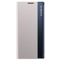 TANYO Smart View Coque pour Samsung Galaxy Note 20 Ultra (5G / 4G), Prime Étui Housse à Rabat avec Clear Afficher Fenêtre, Eléga