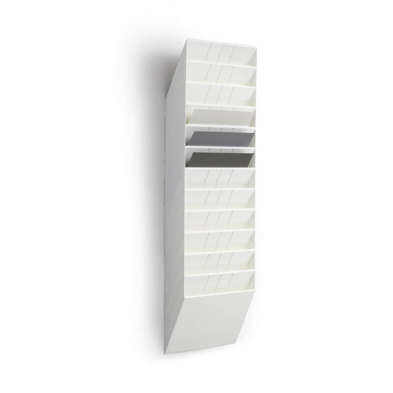 DURABLE - Porte-document mural FLEXIBOXX 12 - Format A4 paysage - Pour la présentation de documents - 1 kit - Blanc - 1709781010 DURABLE - Porte-document mural FLEXIBOXX 12 - Format A4 paysage - Pour la présentation de documents - 1 kit - Blanc - 1709781010