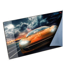 Läufer 46658 sous-main avec motif voiture de course, 40x53 cm, sous-main antidérapant pour des enfants avec une poche de côté tr