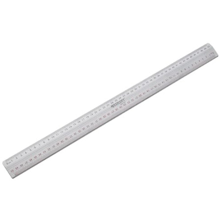 Acme United E-10113 00 Règle de coupe en métal Argent 50 cm (Import Allemagne)