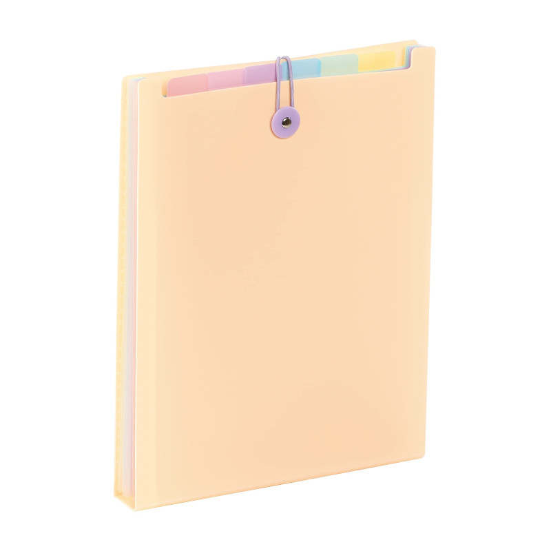 Viquel - Trieur 6 positions pour sac à dos - Organisateur de sac Rainbow Pastel - Trieur vertical A4 - Beige Viquel - Trieur 6 positions pour sac à dos - Organisateur de sac Rainbow Pastel - Trieur vertical A4 - Beige