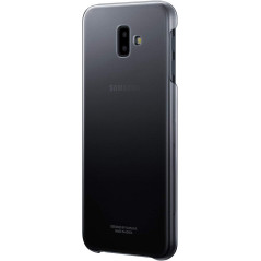Samsung Coque Rigide pour Galaxy J6+ Noir/Transparente