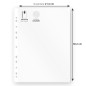 Waytex 931306 Pochettes Perforées A4 Transparentes Grainées 90 microns - Paquet de 100 Waytex 931306 Pochettes Perforées A4 Transparentes Grainées 90 microns - Paquet de 100