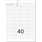 Printation Étiquettes Autocollantes 48,5 x 25,4 mm, 4000 Étiquettes d'Adresse, 40 Autocollant par Feuille, Feuille Autocollante Printation Étiquettes Autocollantes 48,5 x 25,4 mm, 4000 Étiquettes d'Adresse, 40 Autocollant par Feuille, Feuille Autocollante
