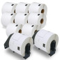 BETCKEY - 10 Rouleaux DK-11202 Étiquettes de Transport Compatible avec Brother, 62mm x 100mm, 3000 Étiquettes pour Imprimantes d BETCKEY - 10 Rouleaux DK-11202 Étiquettes de Transport Compatible avec Brother, 62mm x 100mm, 3000 Étiquettes pour Imprimantes d