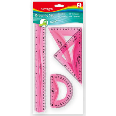 Keyroad kr971105 – Set de Règles souples, Couleur assortie, 1 unité