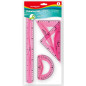 Keyroad kr971105 – Set de Règles souples, Couleur assortie, 1 unité Keyroad kr971105 – Set de Règles souples, Couleur assortie, 1 unité