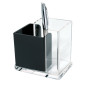 Wedo Acryl Exklusiv 0606001 Pot à crayons Transparent/Noir Wedo Acryl Exklusiv 0606001 Pot à crayons Transparent/Noir