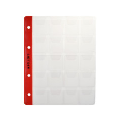 10 Feuilles pour Collection de Pièces de monnaie, 35mm x 40mm, pour Classeur M. 20 Pochettes pour Monnaies Idéal pour Les Pièces