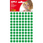APLI Kids 13233 - Sachet de gommettes rondes 10 mm, vert, 6 feuilles APLI Kids 13233 - Sachet de gommettes rondes 10 mm, vert, 6 feuilles