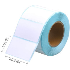 MELODYING 800 Étiquettes Autocollantes Étiquettes d'adresse Etiquettes Congelées multifonctions blanc 60mmx30mm Rectangle Étique