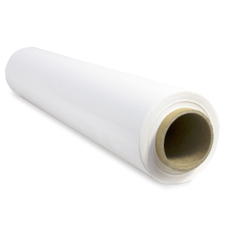 Film d'emballage étirable, film plastique blanc pour l'emballage, rouleau de protection en plastique pour l'expédition, rouleau