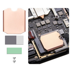 Newwyt Dissipateur de chaleur M2 2230 SSD M2 NVMe dissipateur de chaleur à disque dur à l'état solide pour SteamDeck Game 2230 S