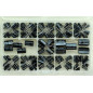 WINGONEER Condensadores 13 Valores Total 200 PCS 0.47uF a 1000uF Capacitadores Electrolíticos Kit de Surtido WINGONEER Condensadores 13 Valores Total 200 PCS 0.47uF a 1000uF Capacitadores Electrolíticos Kit de Surtido