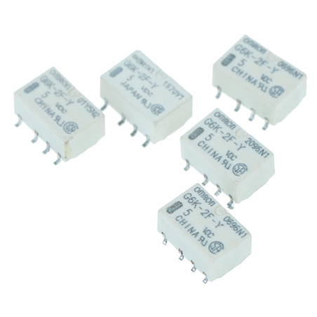 Module de relais DC 5V, relais de signal 1A mini relais de puissance relais PCB 5 pièces relais de composants électroniques